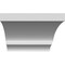 Ekena Millwork 5 1/2-in. W x 26-in. D x 38-in. H Balboa Architectural Grade PVC Knee Brace BRCP055X26X38BOA - alternate 5